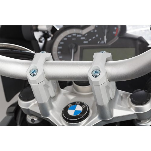 zvýšení řídítek+40 mm  BMW R1200GS (12-18), R1250GS /Adv.(18-). stříbrné