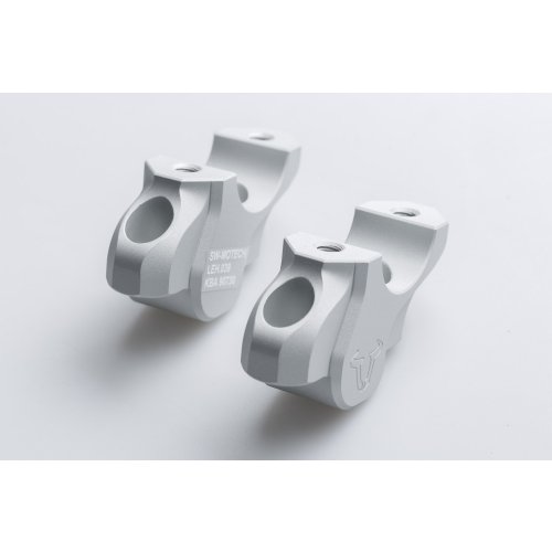 zvýšení řídítek + 32 nahoru,25 mm dozadu  R1200GS (12-18), R1250GS /Adv.(18-). stříbrné