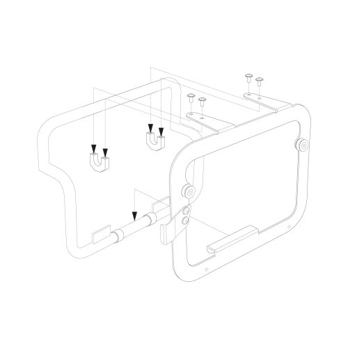 adapter pro orig. nosiče : BMW R1200 GSA/1250GSA/F850GS