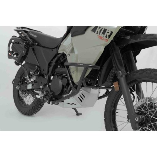 stříbrný kryt motoru. Kawasaki KLR 650 (08-).