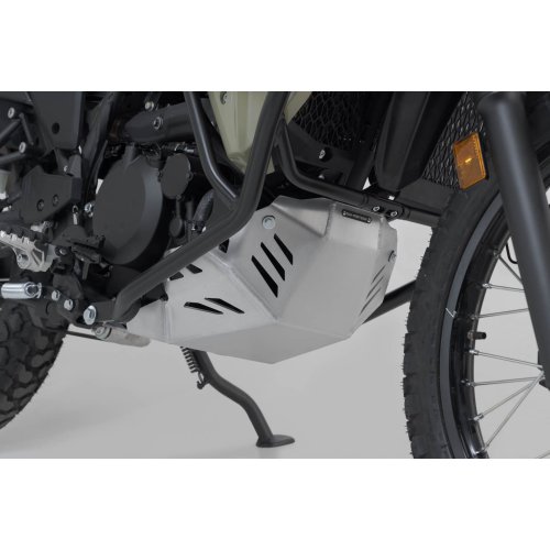 stříbrný kryt motoru. Kawasaki KLR 650 (08-).