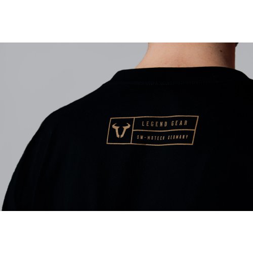 T-Shirt Legend Gear. Black. Men. Size S.