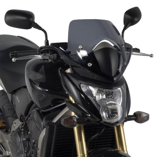 A309 kouřové plexi Honda CB 600 F Hornet (07-10) s kapotkou a montážní sadou, vxš335x405 mm