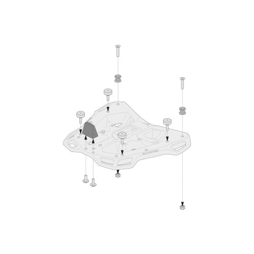 Sada adaptéru pro Adv.Rack na kufr  Shad.