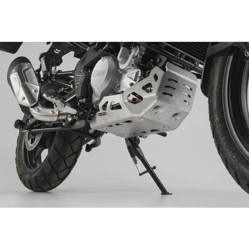 Stříbrný kryt motoru. BMW G 310 GS (17-).