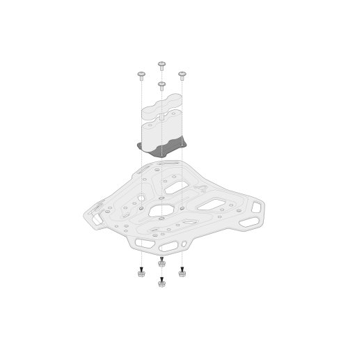 Sada adaptéru pro Adv. Rack pro  Rotopax.