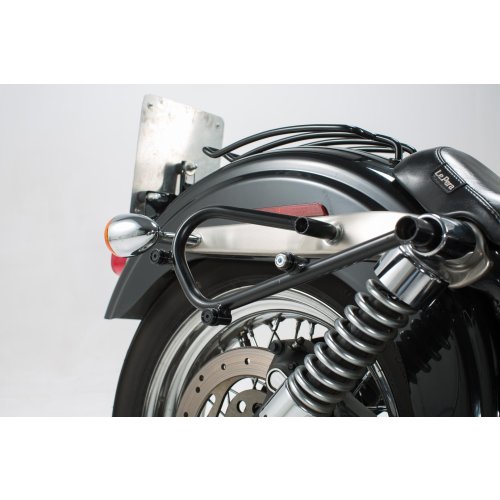 Legend Gear tašky sada - Černá edice Harley Davidson Dyna Wide sestupové (06