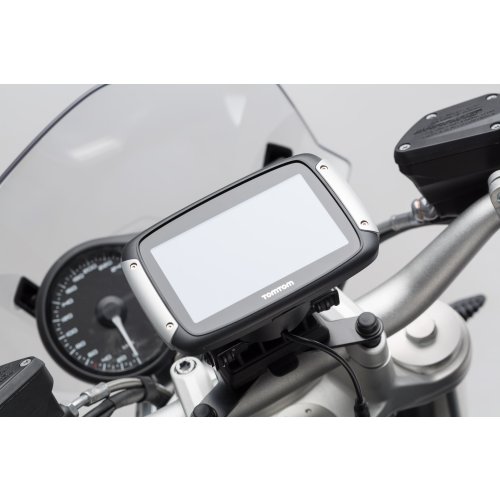 GPS držák na řídítka černý. BMW / Triumph models, Himalayan.