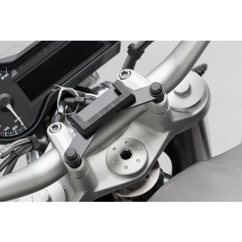 GPS držák na řídítka černý. BMW / Triumph models, Himalayan.
