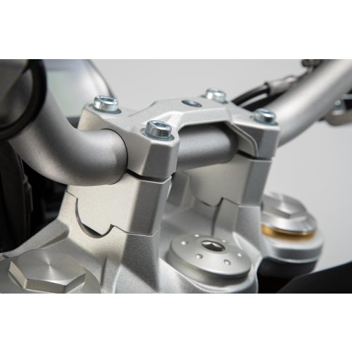 zvýšení řídítek + 30 mm. stříbro. BMW F GS 850 (18-).