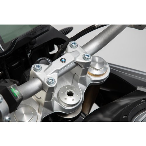 zvýšení řídítek + 30 mm. stříbro. BMW F GS 850 (18-).