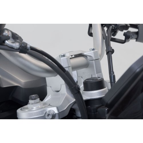 zvýšení řídítek + 30 mm. stříbro. BMW F GS 750 (18-).