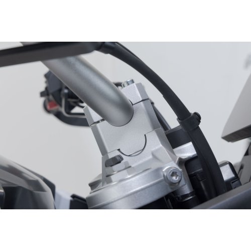zvýšení řídítek + 30 mm. stříbro. BMW F GS 750 (18-).