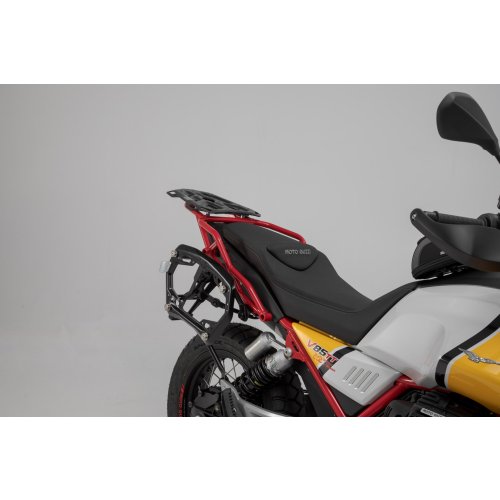 sada kufrů TraX -stříbrný 37/45 l. Moto Guzzi V85 TT (19-).