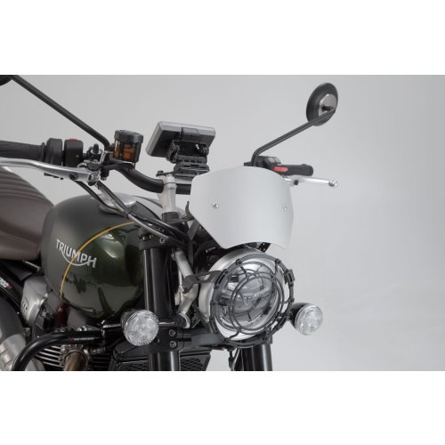 větrný štítek stříbrný Triumph Scrambler 1200 XC / XE (18-).