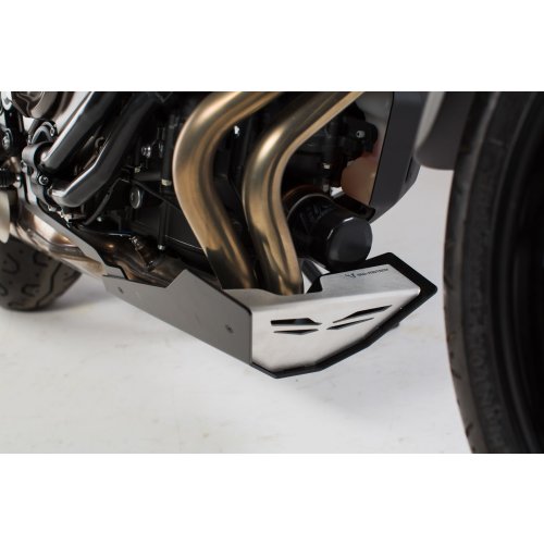 Přední spoiler Černá/Stříbrná. MT07/ MT07 Tracer, XSR700 (15-).