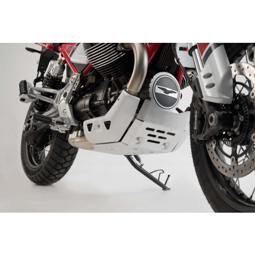 Kryt motoru Silver. Moto Guzzi V85 TT (19-).