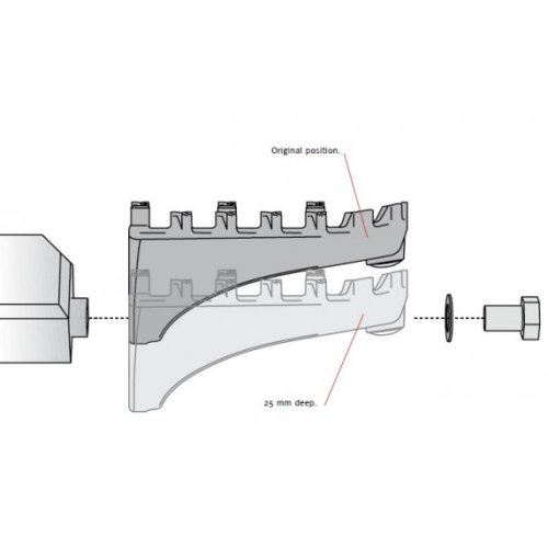 Montážní sada pro stupačky ION, Yamaha 700 Ténéré (19-)