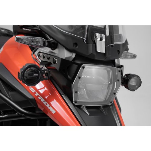 Ochranný kryt světlometu  s PVC panelem. Suzuki V-Strom 1050 (19-).