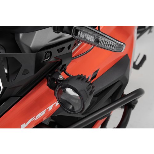 EVO dálkové světla + držáky černá. Suzuki V-Strom 1050 (19-).