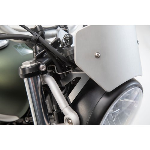 přední štítek stříbrný, Triumph Street Scrambler 900 (16-).