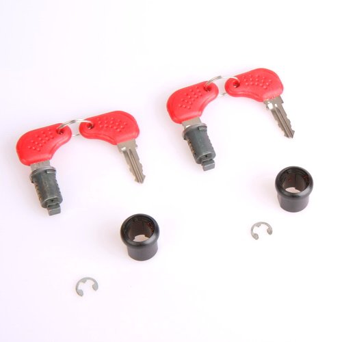 Z227 sada 2 zámků (nelze pro E 52 a V46) pro kufry GIVI, s červenými klíči