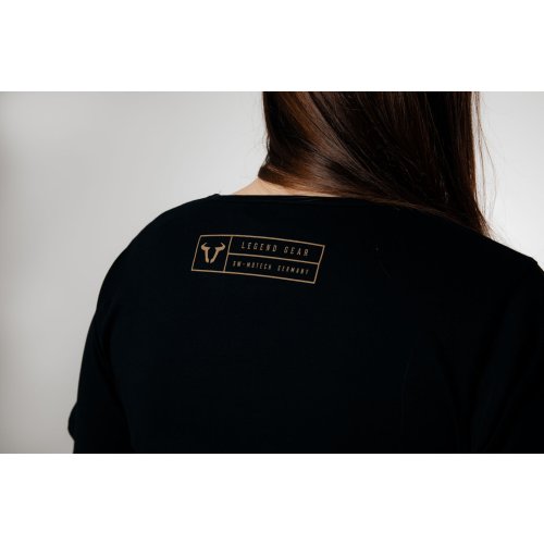 T-Shirt Legend Gear. Black. Women. Size L.