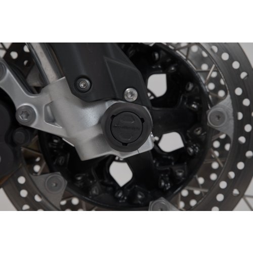 padací protektory na přední osu BMW F750GS, F850GS/Adv, F900R/XR.