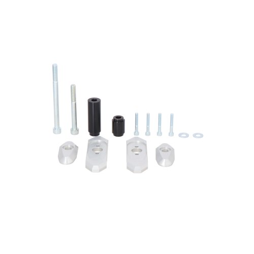 Mounting kit for frame slider Black. Yamaha Tracer 9 / GT (20-) / GT+ (22-).