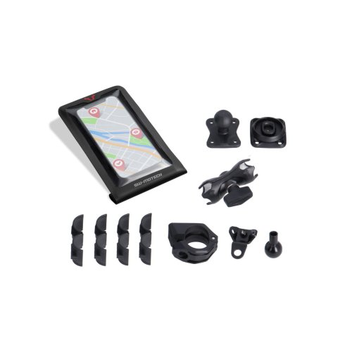 Universal GPS mount kit s Smartphone Drybag. vč. 2" klema, držák na řídítka /zrcátko
