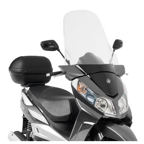 D650ST plexi čiré SYM Citycom 300 (08-19), vxš640x550, o 190 mm vyšší