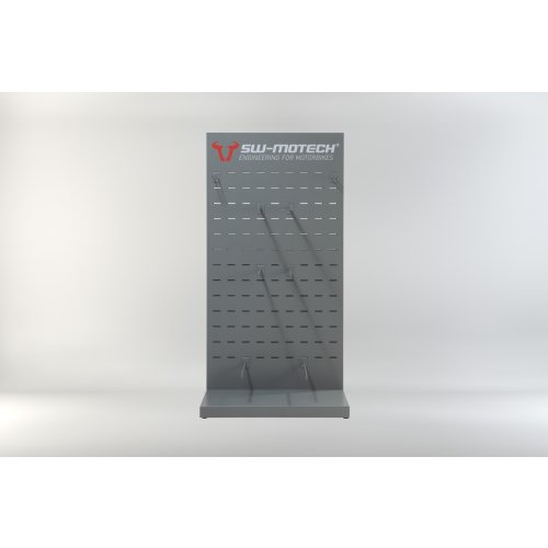 Sales display room with mounting Topic: PRO rear bags and accessories.