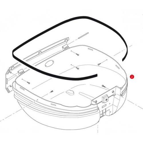 Z55FNM spodní víko kufru E 55 Maxia, černé