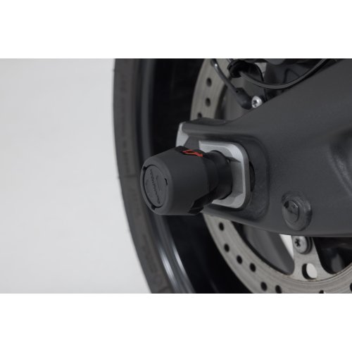 padací protektory na zadní osu Triumph Trident 660 / Tiger 660, X-Cape 650.