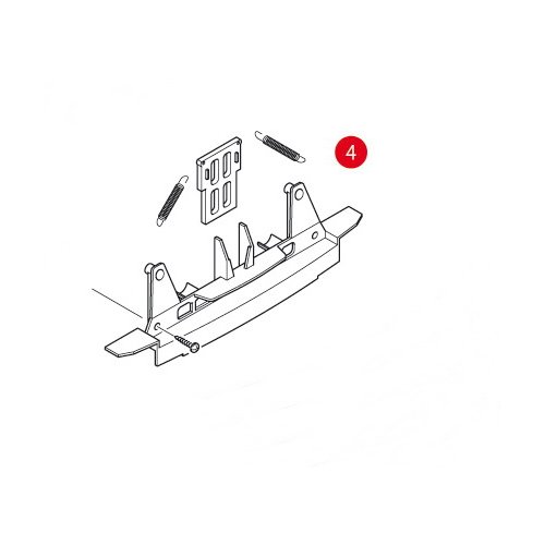 Z677R mechanismus západky do horního víka pro E 55 Maxia