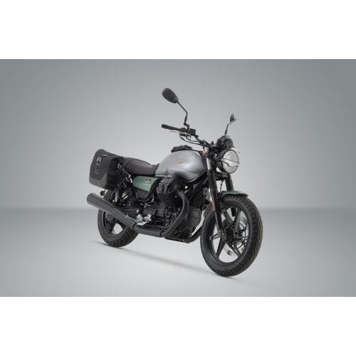 Legend Gear side bag system LC Black Edition Moto Guzzi V7 IV Stone (20-).