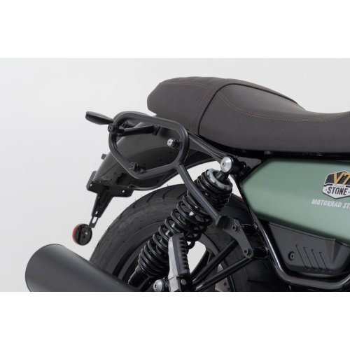 Legend Gear side bag system LC Black Edition Moto Guzzi V7 IV Stone (20-).