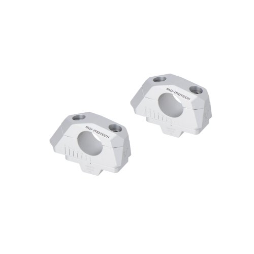 variabilní zvýšení řídítek o průměru 28mm, H 28, stříbrné