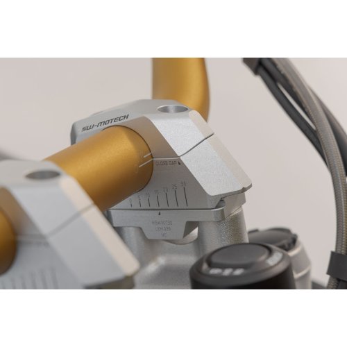 variabilní zvýšení řídítek o průměru 32mm, H 32, stříbrné