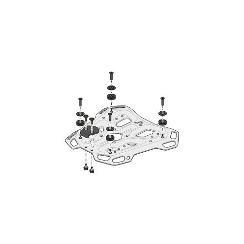TRAX ADV top case system černý BMW R 1250 GS / Adv (21-) s Rallye sedadlem