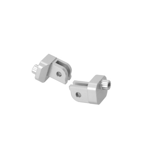 Mounting kit for EVO footrest Silver. Triumph Tiger 660 (21-).