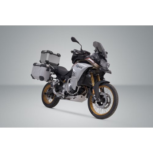 Adventure set kufrů stříbrný BMW F 850 GS Adv (20-). nerez top nosič