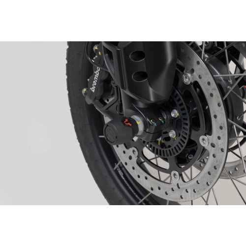 padací protektory na přední osu Moto Guzzi V85 TT (21-) / Moto Guzzi Stelvio MH (23-25)