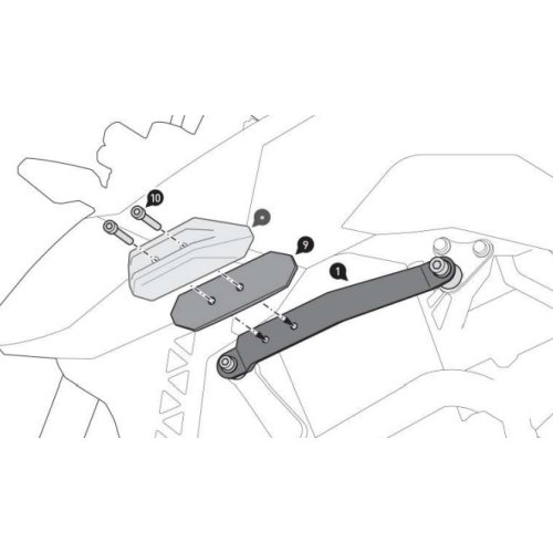 padací protektory na Suzuki GSX-8S (22-).