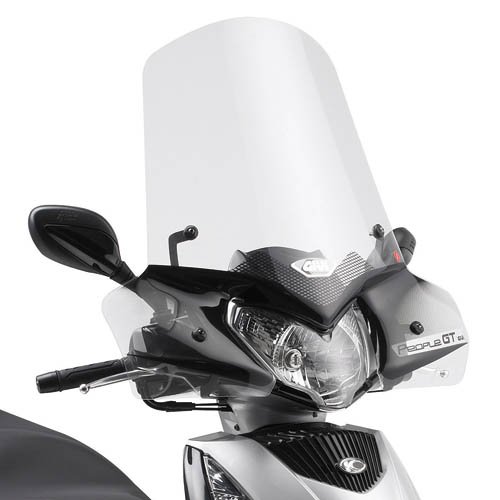 443A plexi čiré Kymco People GTi 125-200-300 (10-20), vxš530x720 mm, použij sadu A 443A