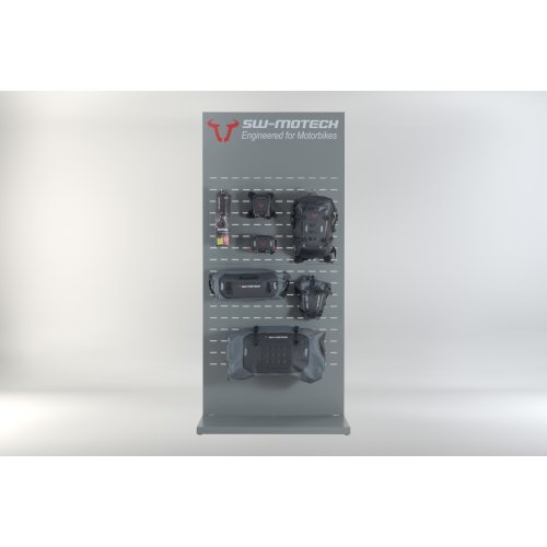 Sales display wall with mounting Theme: Waterproof and accessories. Part 1.