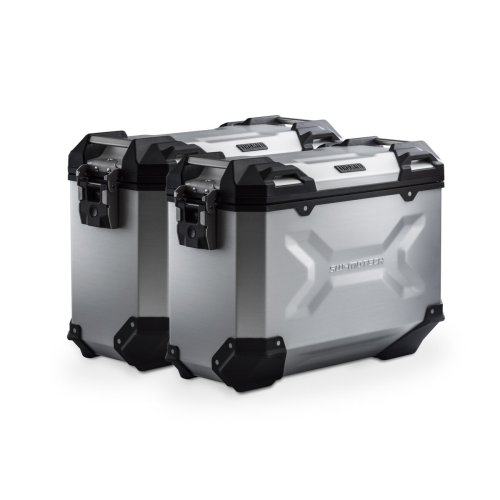 sada kufrů Trax Adv. 37/37 litrů -stříbrné,pro BMW R 1300 GS