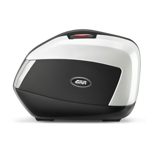 V35NT TECH pár bočních kufrů GIVI (levý+pravý) boční víka černá matná, průhledné odrazky (Monokey)