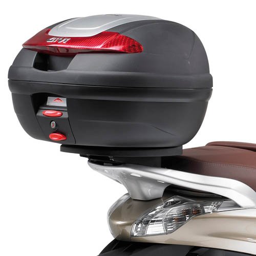 E349 montážní sada pro Piaggio Beverly 125ie - 300ie/ 350 Sport Touring (-20) pro kufry MONOLOCK