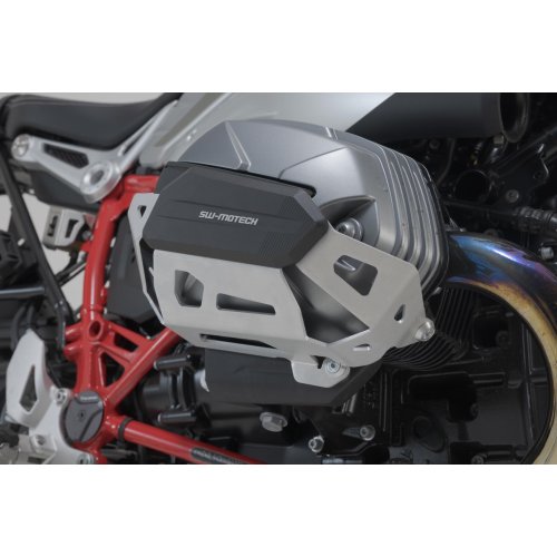 Cylinder guards Silver. BMW R nineT/ Pure/ Scra., R12/ R12 nineT.